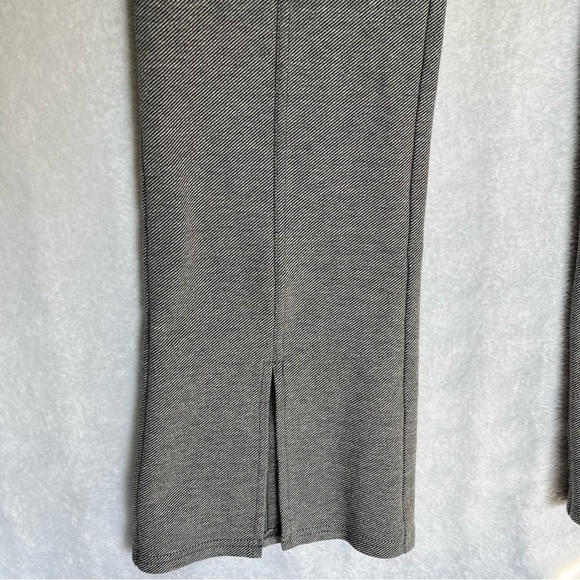 Anthropologie Maeve Women US Sz 6 Seamed Flare Pants Ankle Grey Tweed Office - Picture 15 of 16